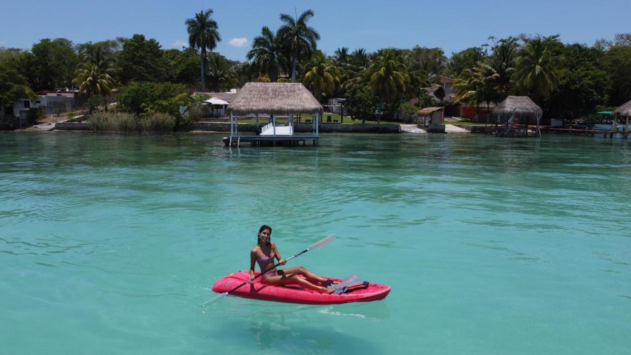 Royal Palm Bacalar Cabanas & Lagoon Club Esterno foto