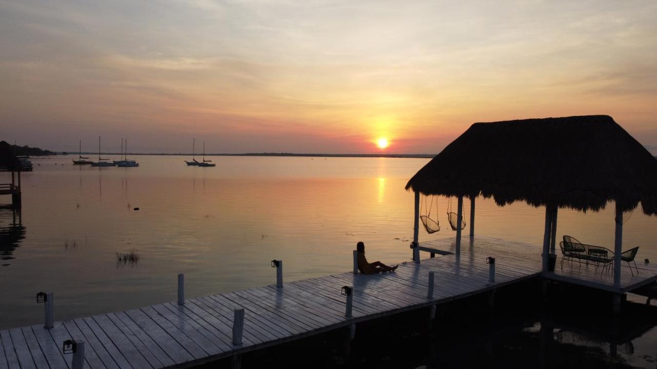 Royal Palm Bacalar Cabanas & Lagoon Club Esterno foto